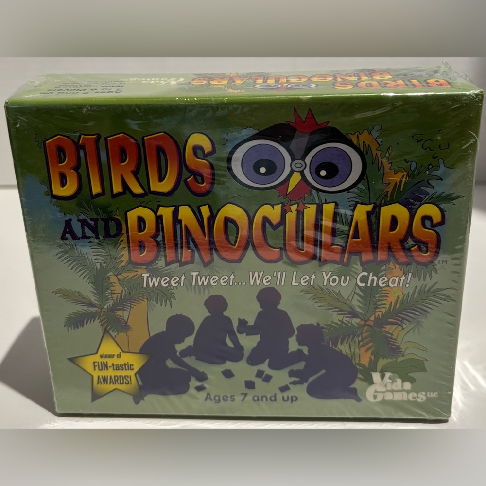 Vista Games Birds And Binoculars Card Strategy Game New Sealed - Circa 2004